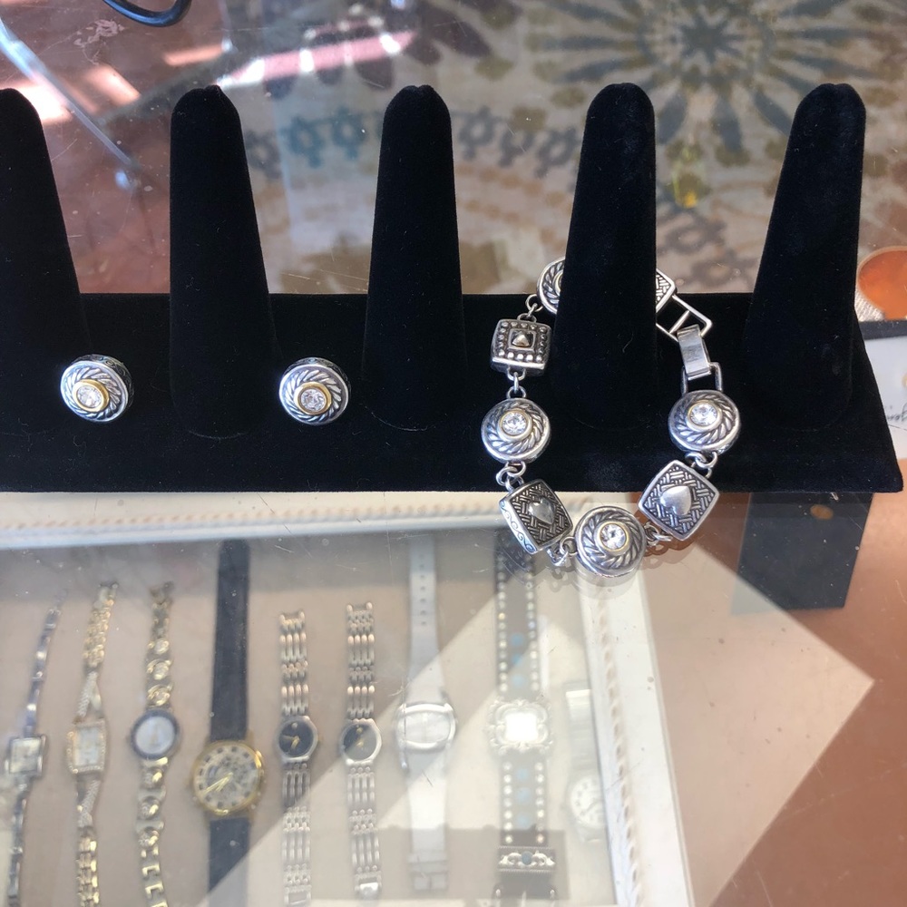Brighton hearts bracelet and earrings